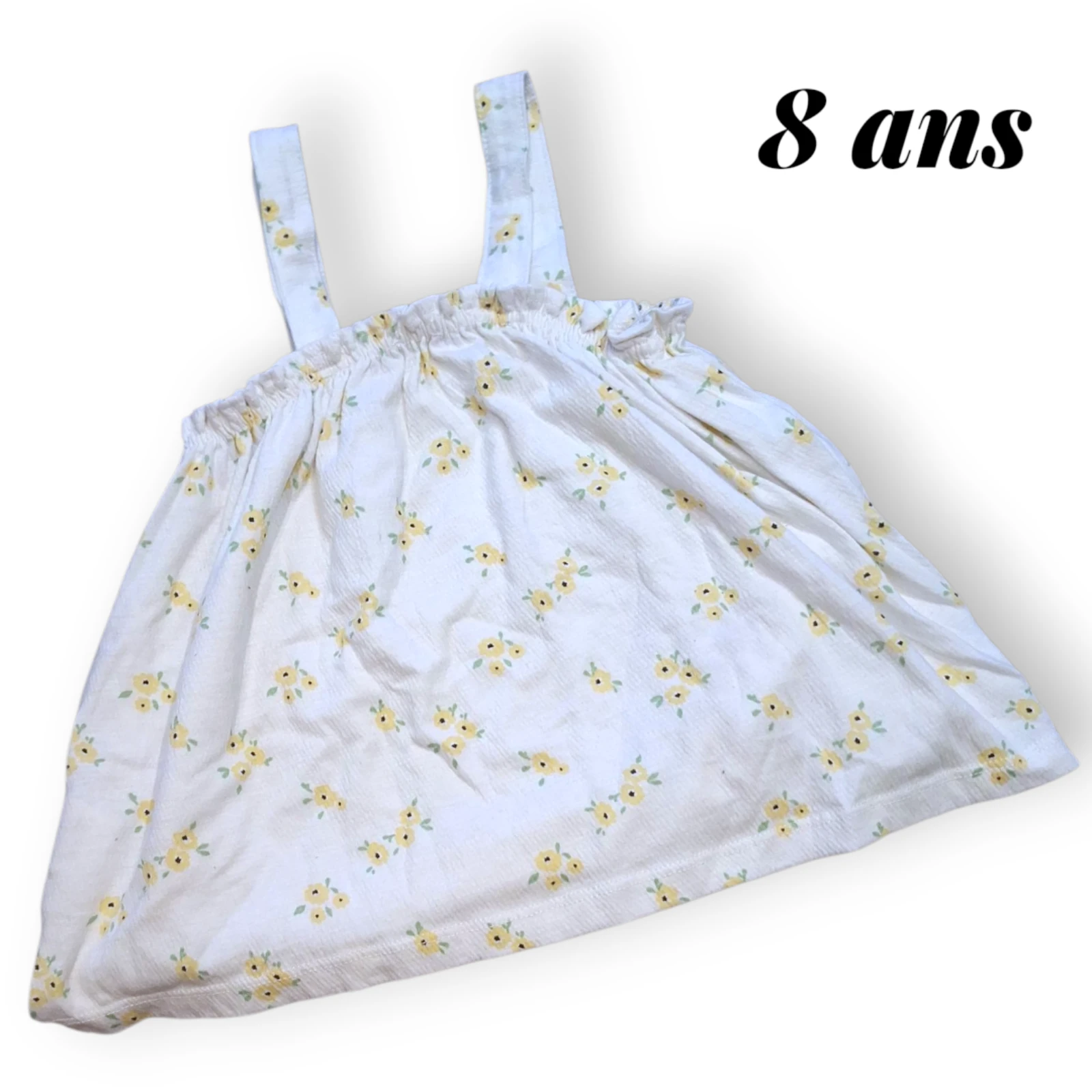 Camiseta de tirantes con flores – photo 2